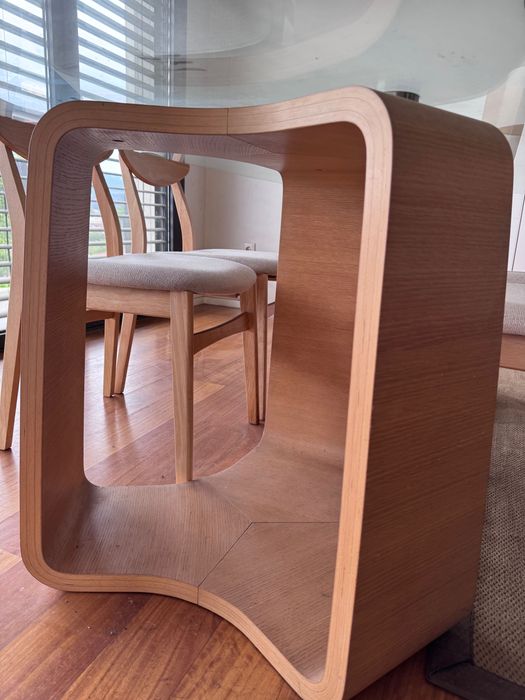 Mesa de jantar estilo nórdico