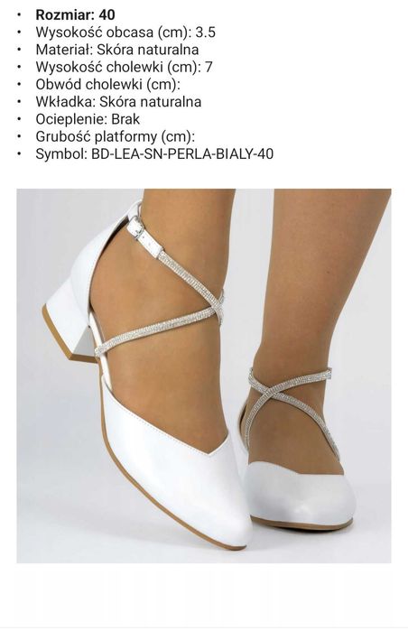 Buty firmy Butdam ślubne, komunijne, damskie , dziewczęce