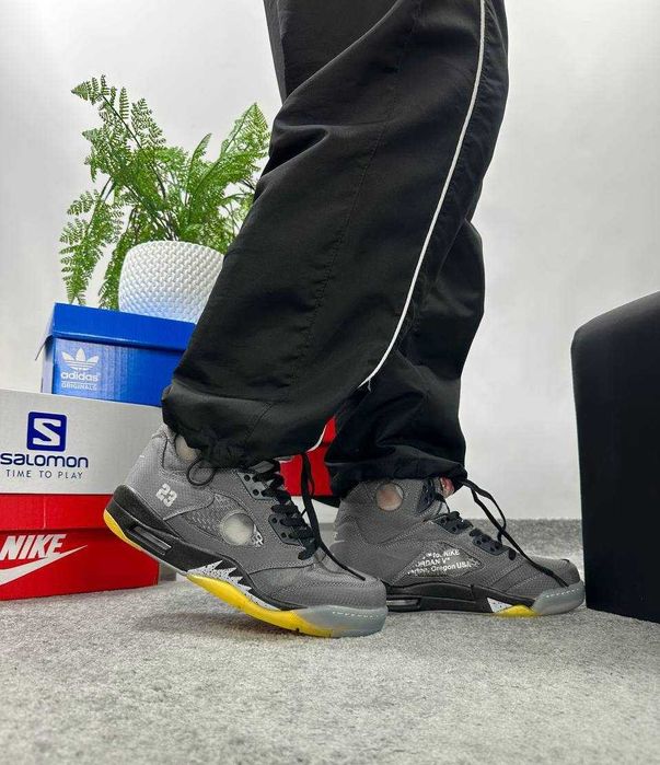 Мужские кроссовки Nike Jordan 5 Retro Off-White "Muslin" 40-45