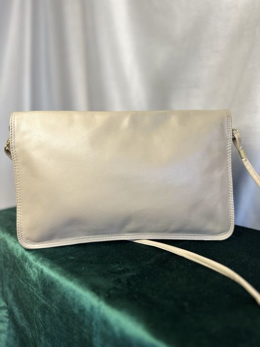 Вінтажна шкіряна сумка / клач Tula