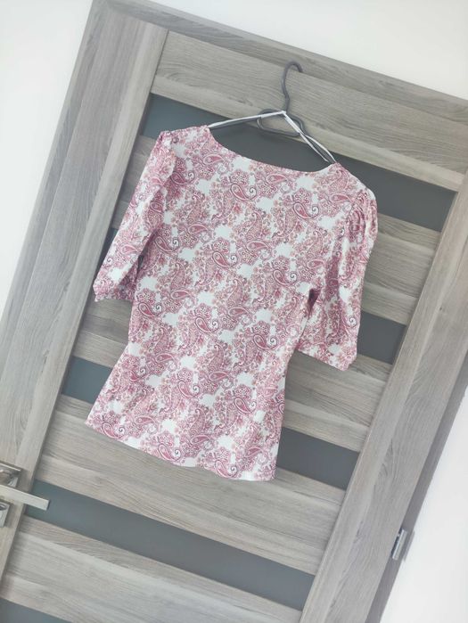 Elegancka bluzka na krótki rękaw roz L Orsay