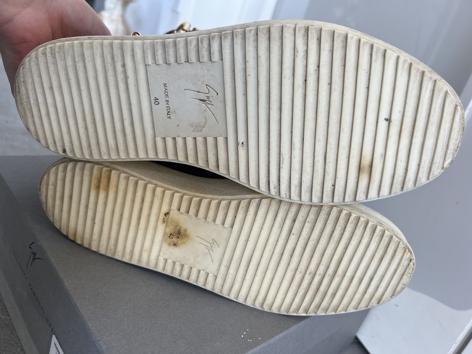 Giuseppe Zanotti moro khaki buty z klamrami 40