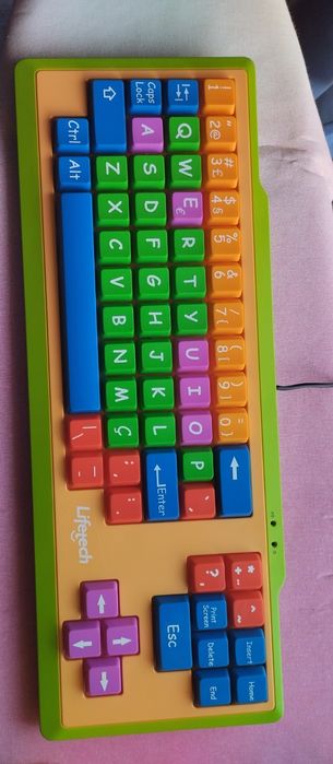 Teclado Infantil Lifetech USB Educativo – Funcional com Caixa Original