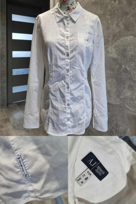 Biała koszula Armani Jeans rozmiar 40 L