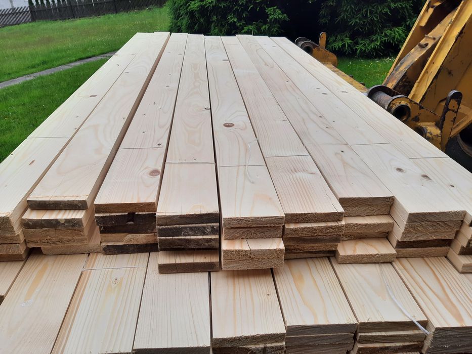Deski strugane, heblowane, listwy gr.20mm i 13mm