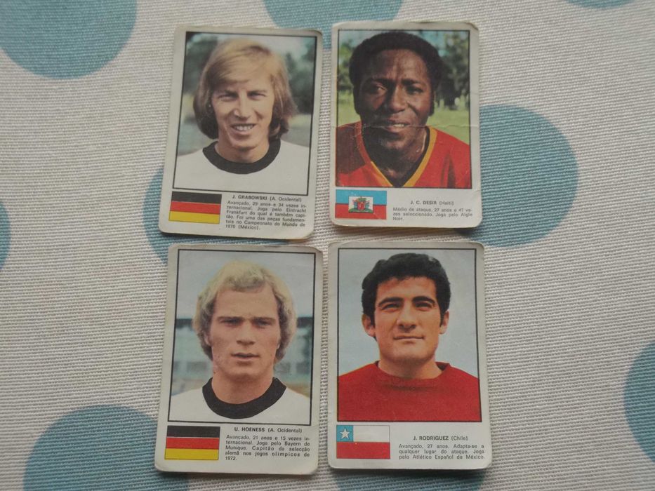 Lote 2 de cromos antigos