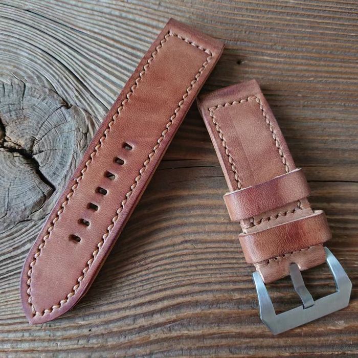 Pasek do zegarka Panerai 26 mm handmade skóra ręcznie robiony
