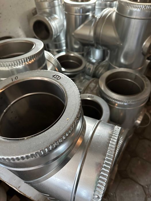 130 Димохідна труба сендвіч нерж оцинк сендвіч