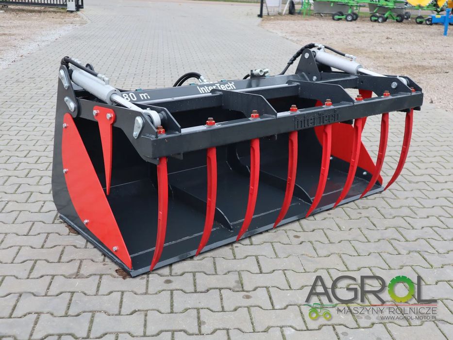 Łyżko-Krokodyl 1,5m 1,8m 2,2m 2,4m Inter Tech; Chwytak Paleciak Łyżka