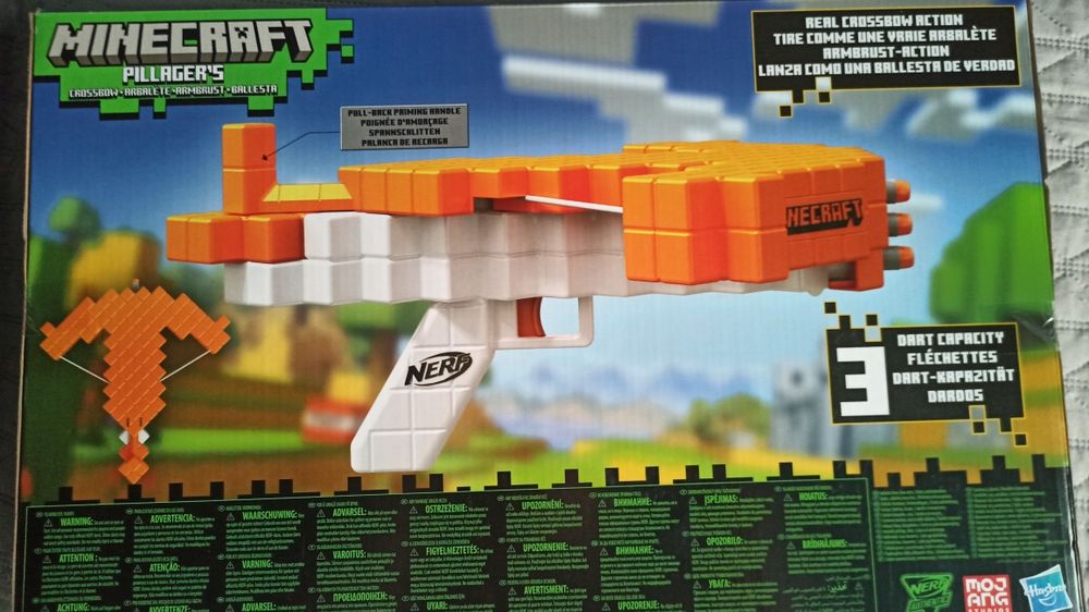 Łuk NERF Minecraft