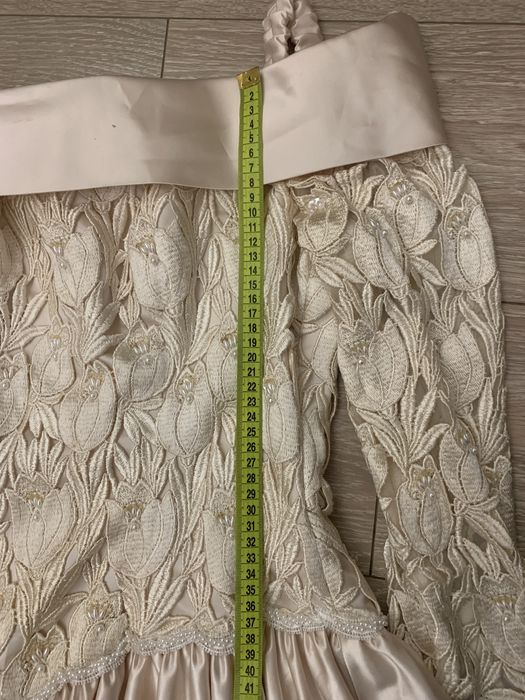 Сукня весільня m-l вінтажна на низький зріст, для фотосесії