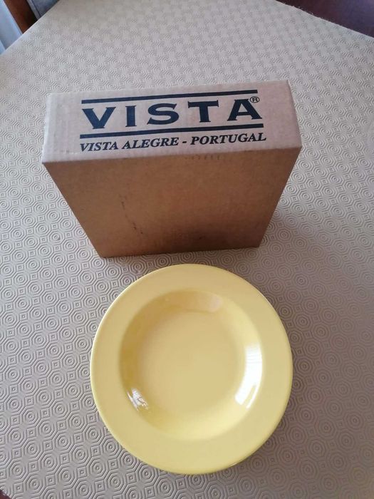 6 Pratos de Sopa - Vista Alegre (NOVOS)