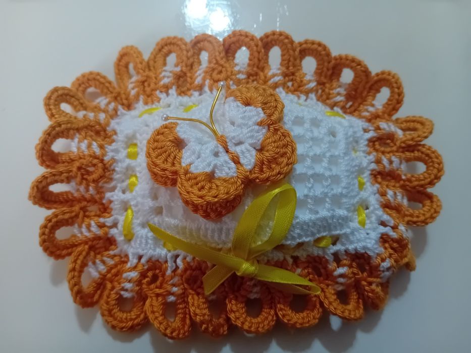 Porta sabonetes em croché