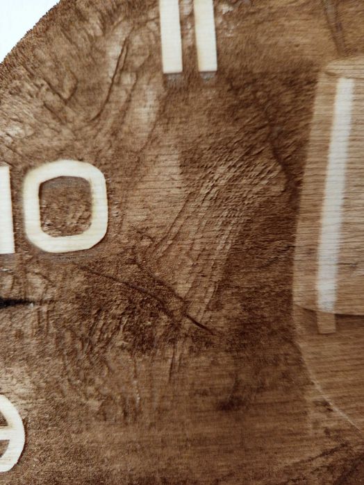 Zegar ścienny z kieliszkiem wina - grawer 3D