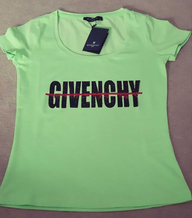 Seledynowy t-shirt rozm. S