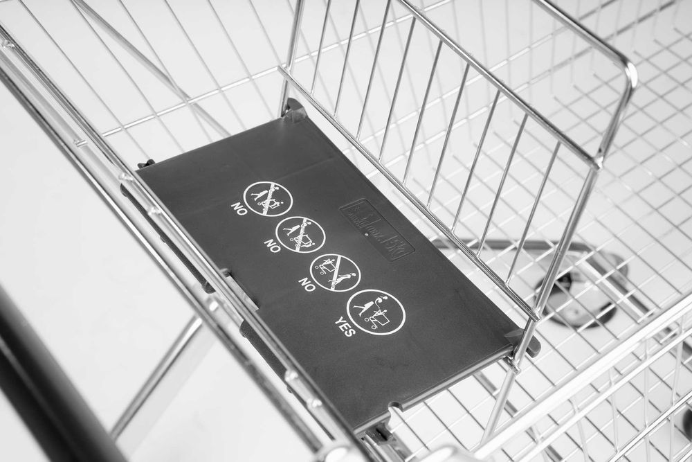 Wózek sklepowy metalowy 60 LITRÓW. Nowy. Dostępne duże ilości