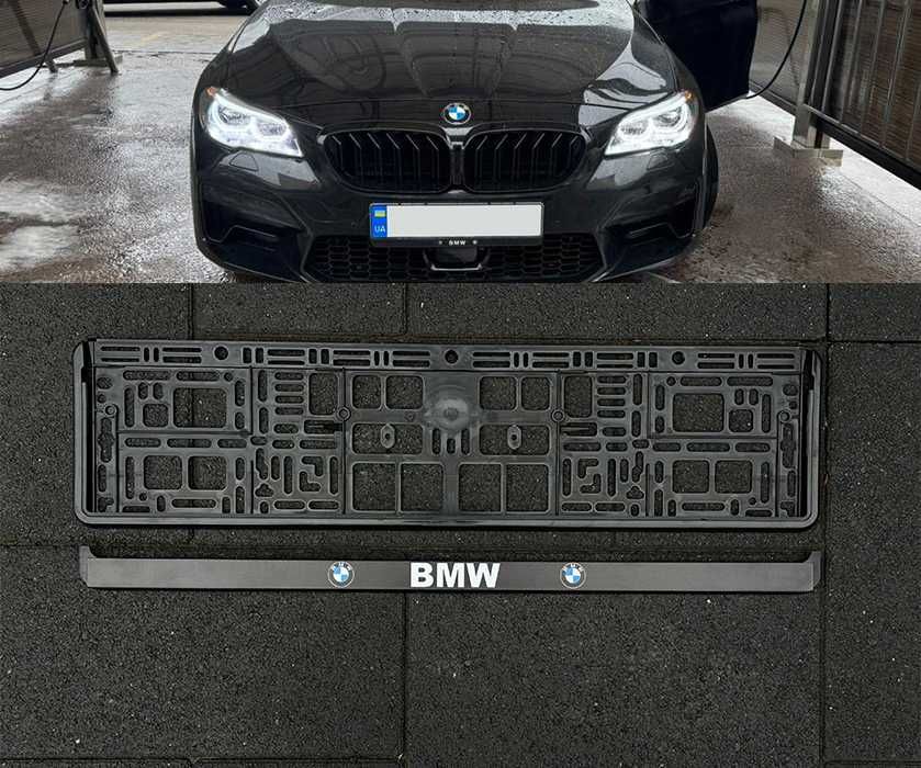 Рамка для номеров BMW E34 E36 E46 E38 E39 E60 E65 E70 F10 F30 F15 БМВ