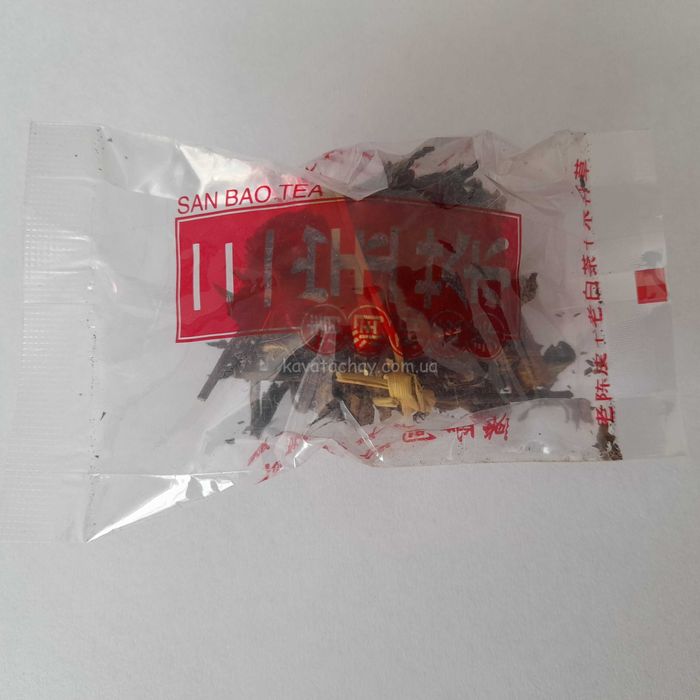 Білий чай Три скарби Сан Бао (Белый чай Три сокровища Сан Бао)