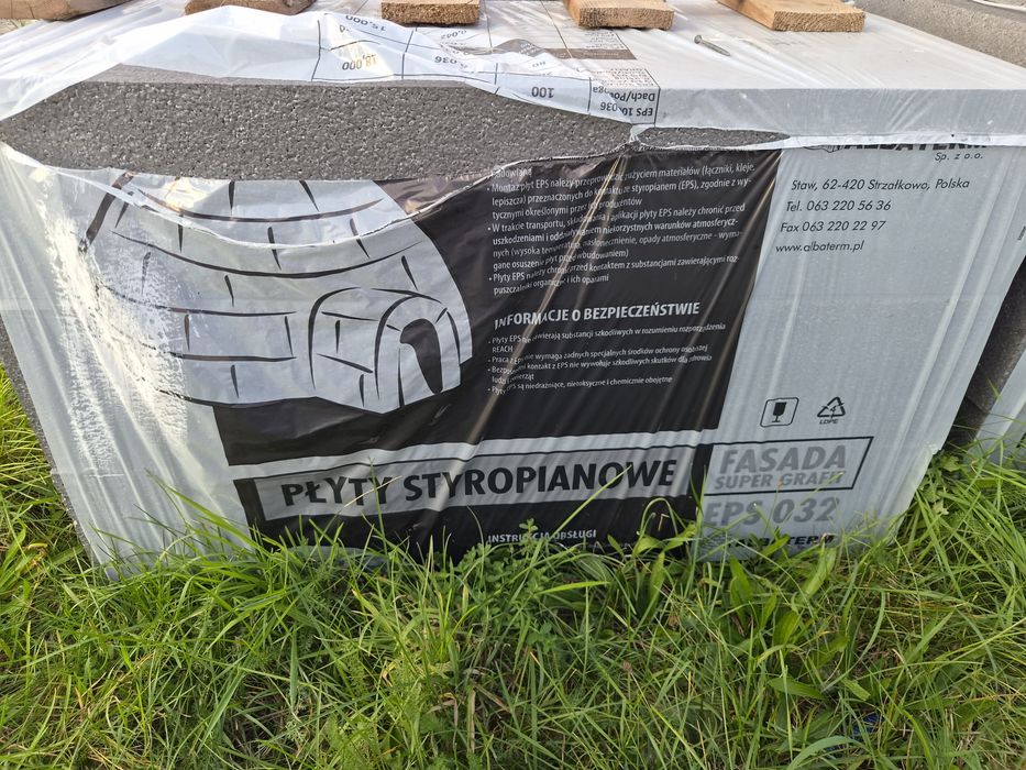 Stryropian Grafitowy fasadowy 20cm