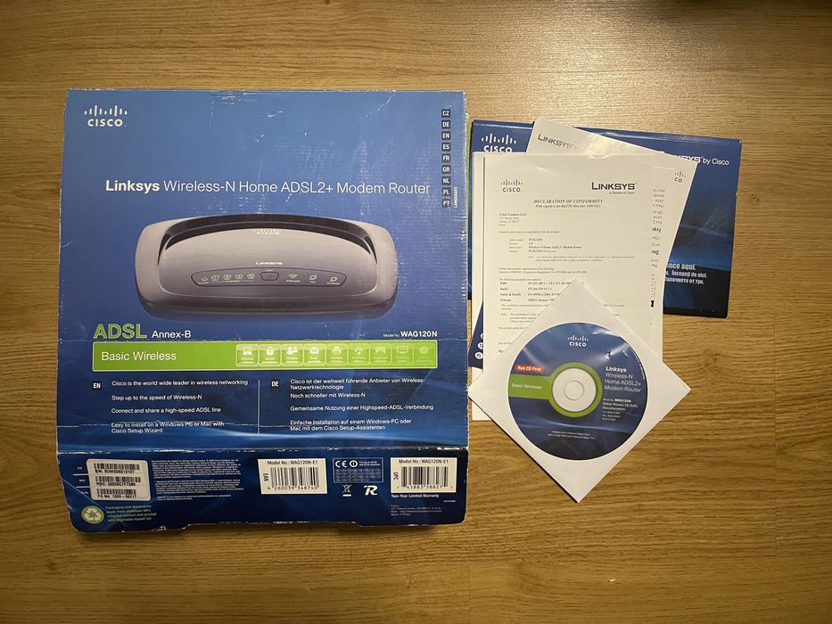 Linksys ADSL2+ WAG120N