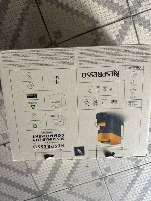 Maquina de cafe Nespresso vertuo pop pacific blue
