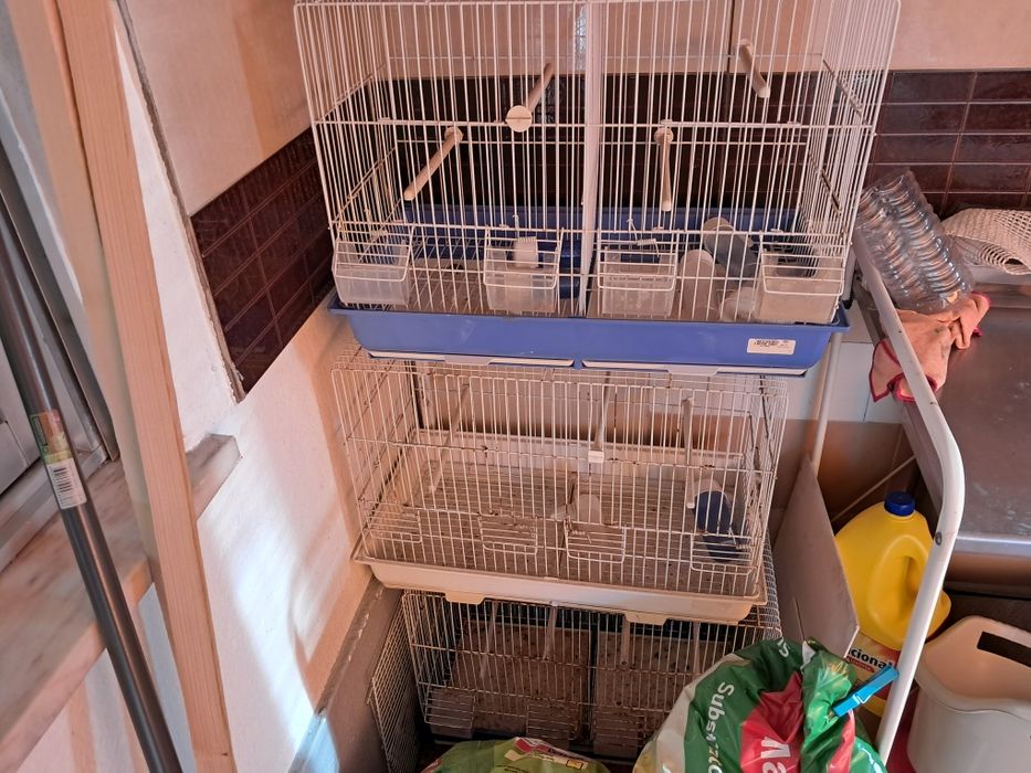 Gaiolas Duplas/ viveiros