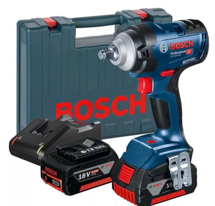 Набір акумуляторний  гайковерт Bosch 400 /5.0 Am -2 шт .зп