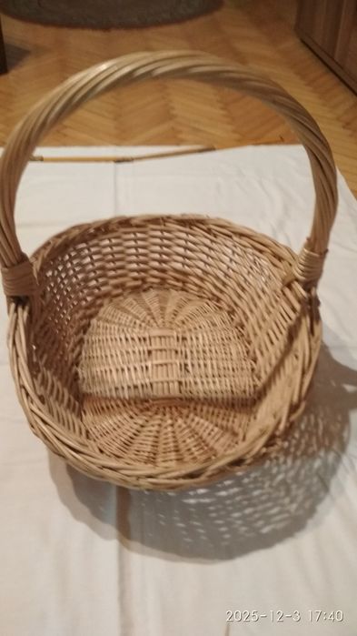 Kosz wiklinowy plecionka