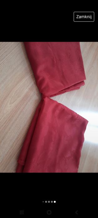Zasłony bordowe 2szt 150szer./264 dług.