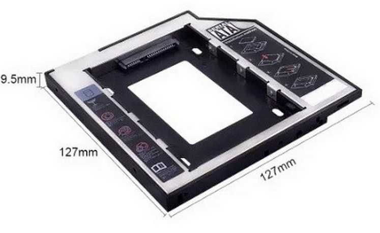 NOWY kieszeń obudowa na dysk twardy HDD SSD 9.5mm