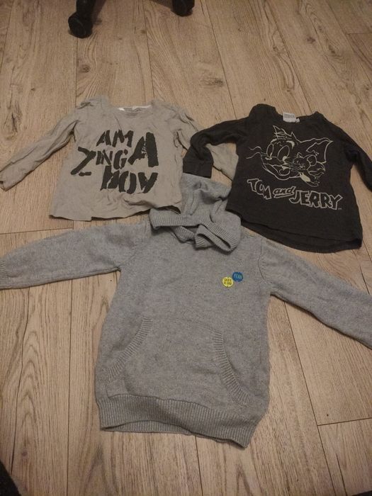 Bluzki dla chłopca rozmiar 92