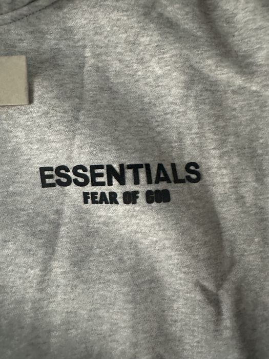 Bluza essentials M z kapturem szara