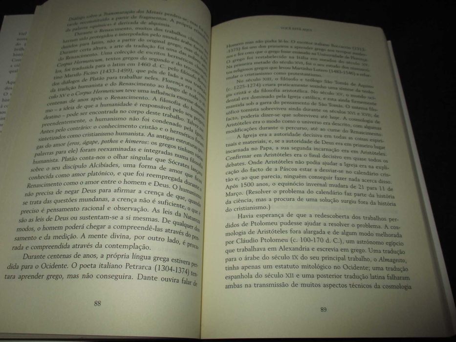 Livro Você Está Aqui Uma história portátil do universo