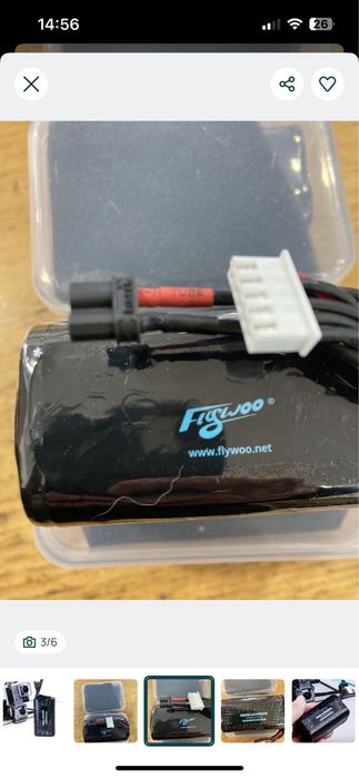 Bateria Drone Flywoo Sony VTC6 4S 3000mah 14.8V - Novo