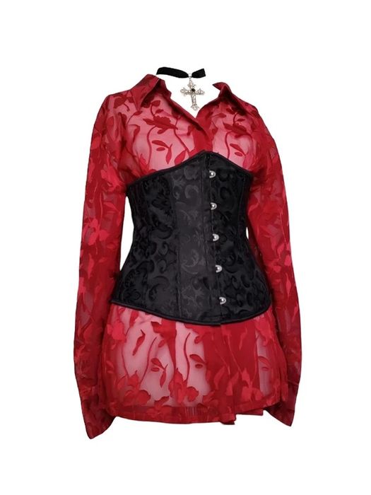Koszula vampire goth 90s witch femme fatale archive unif nana