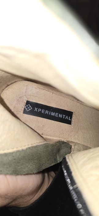 Botas da Xperimental verde-escuras