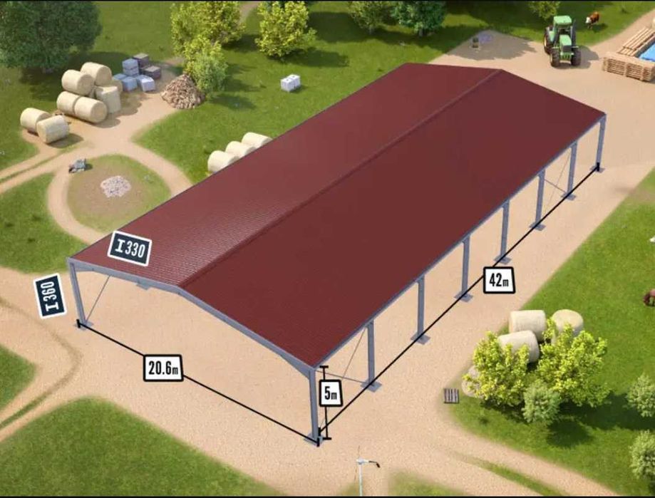 Hipódromo - picadeiro para cavalos kit 20,6x42x5m - Montagem fácil