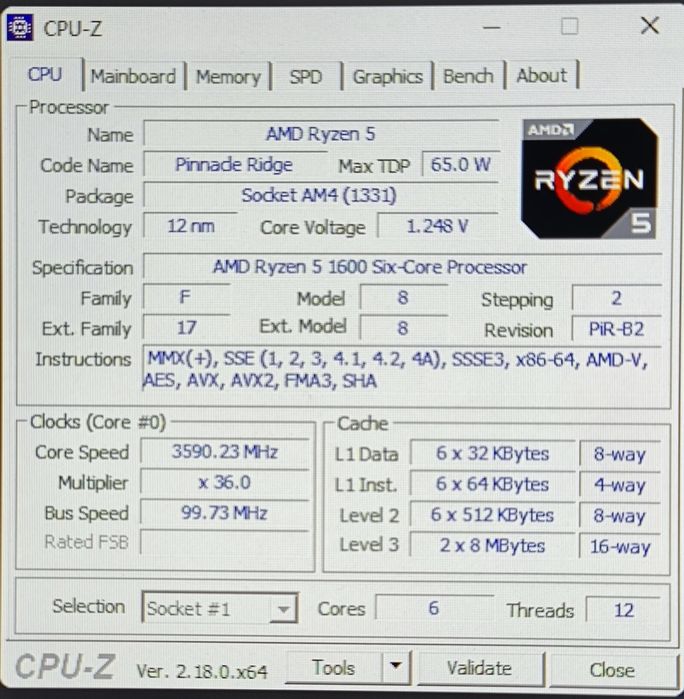 PC ryzen 5 1600af gtx 1660 super