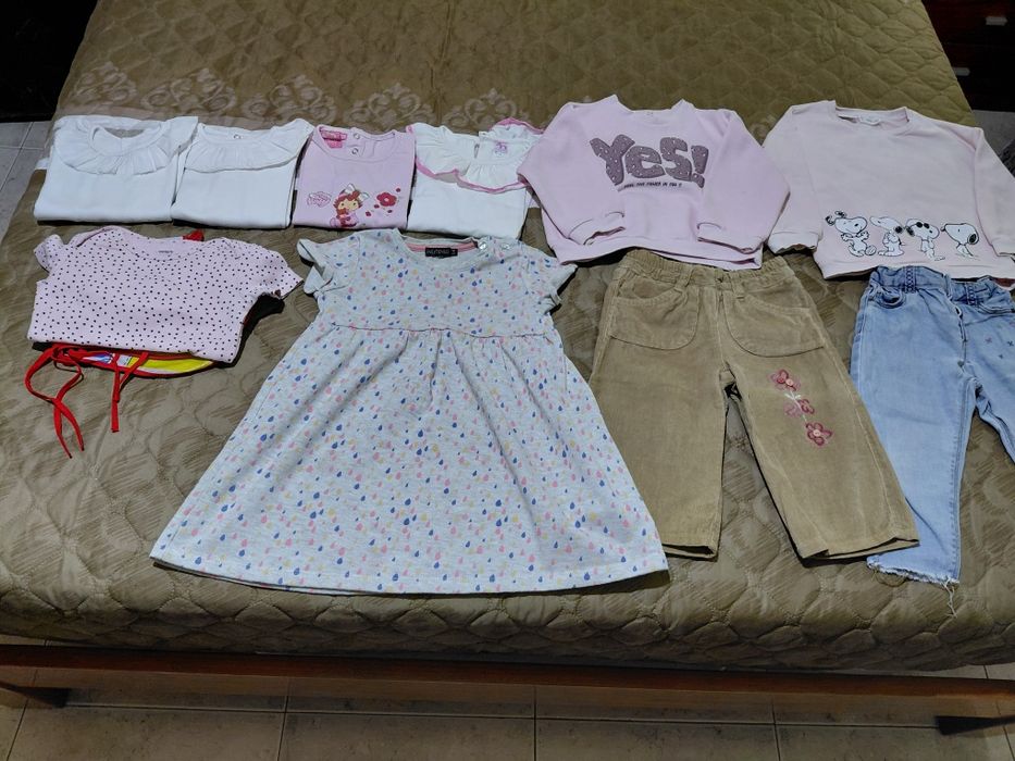 Conjunto de roupa para menina para 2 anos