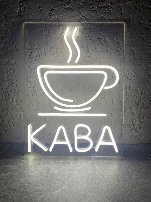 Неонові вивіски, зовнішня реклама - поліграфія