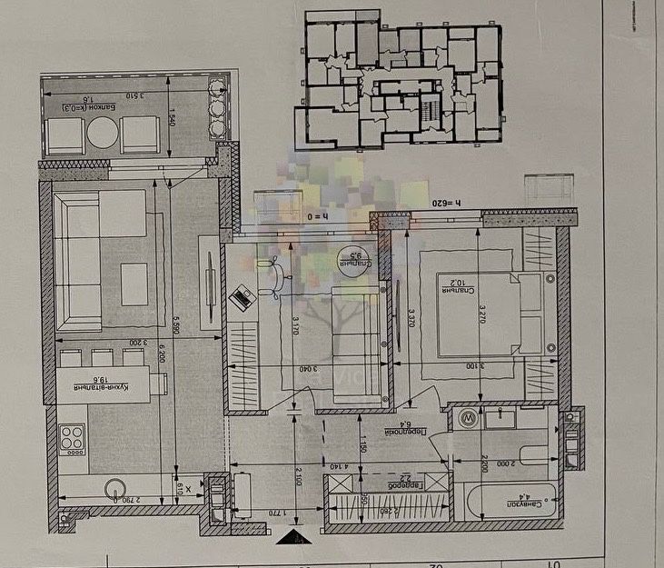 2-кімнатна квартира за адресою вул. Іллєнка Юрія (площа 54 м²) - Atlanta.ua - фото 16