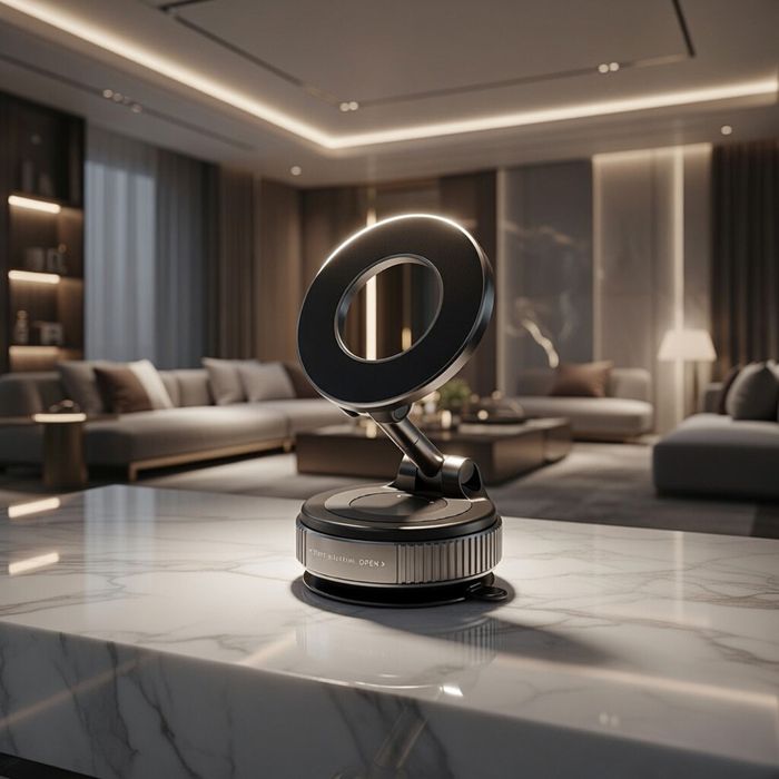 Вакуумний магнітний утримувач для телефону в авто