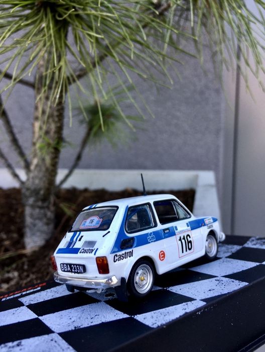FIAT 126P rajdowy-auta PRL,model,rally cars,autka,kolekcja