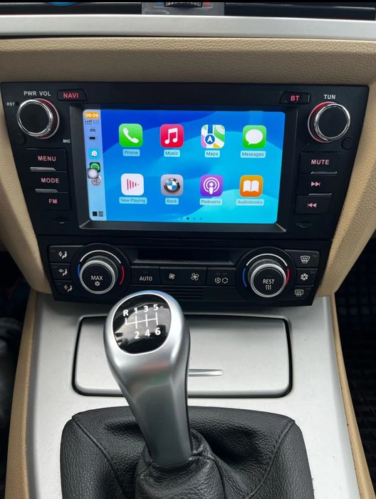 Rádio Android 14 com GPS BMW E90 E91 E92 E93 (Artigo Novo)