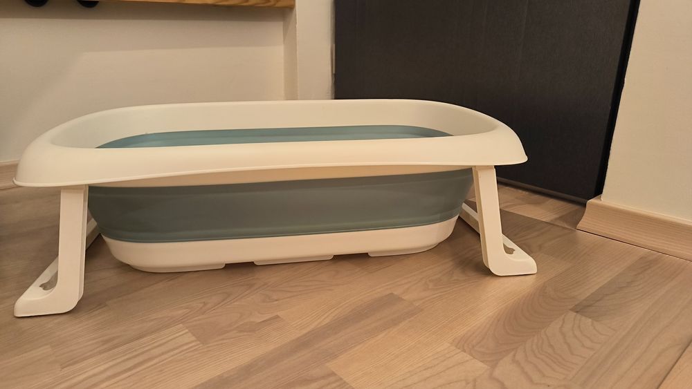 Silikonowa składana wanienka dla dzieci