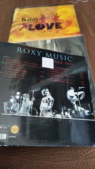 Rolling Stones
Beatles love 2lps
Roxy Music 
Selados