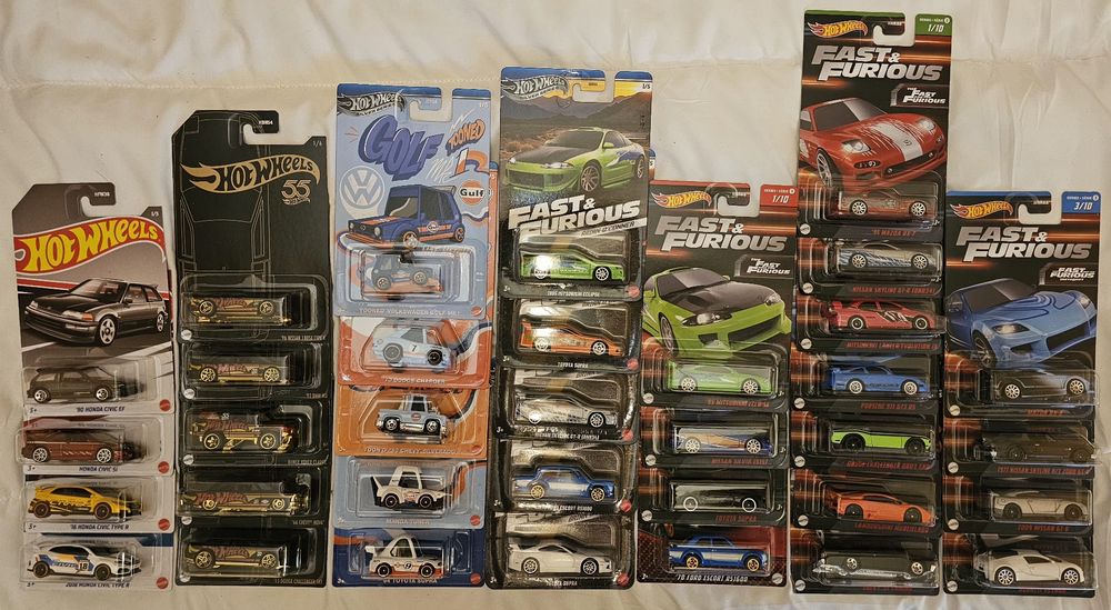 Hotwheels variáveis 1/64