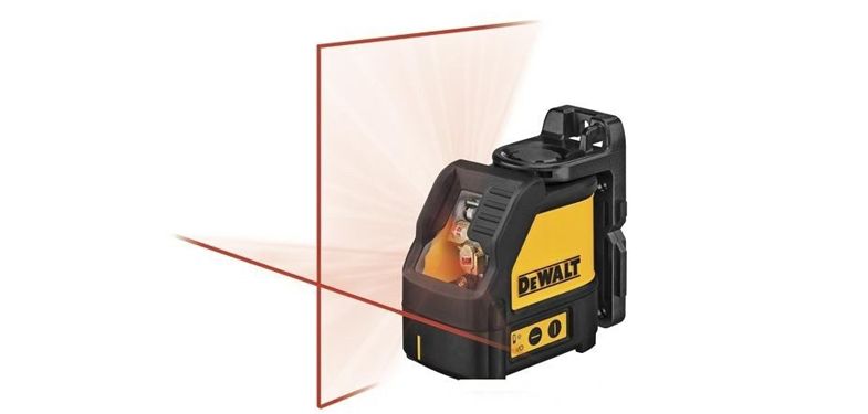 Nível Laser Luz Vermelha Cruzado DW088K