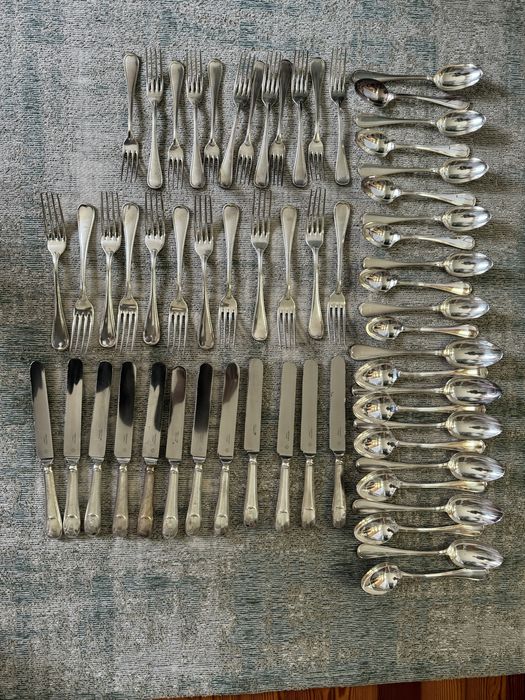 Faqueiro coleção Christofle - antiguidade do extinto Coimbra Hotel