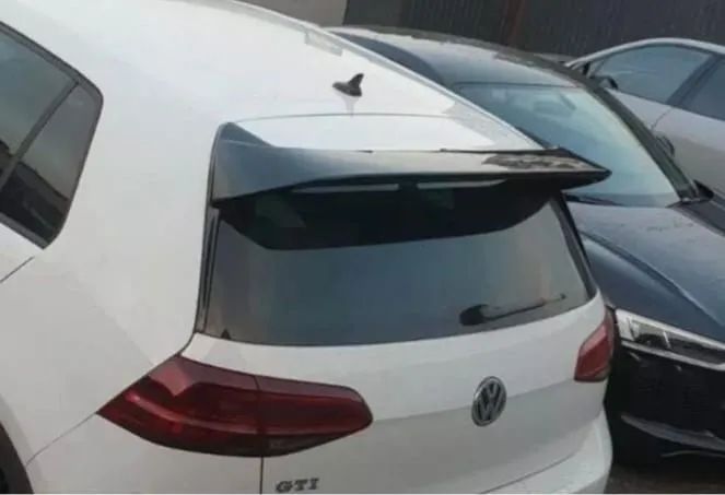 Aileron / lip / spoiler traseiro em fibra para VW Golf 7 / 7.5 GTI / GTD CLUBSPORT 3D 5D hatchback 2012-2020